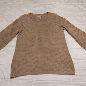 Banana Republic Women's Cotton Cashmere Blend Sweater Brown Size Large